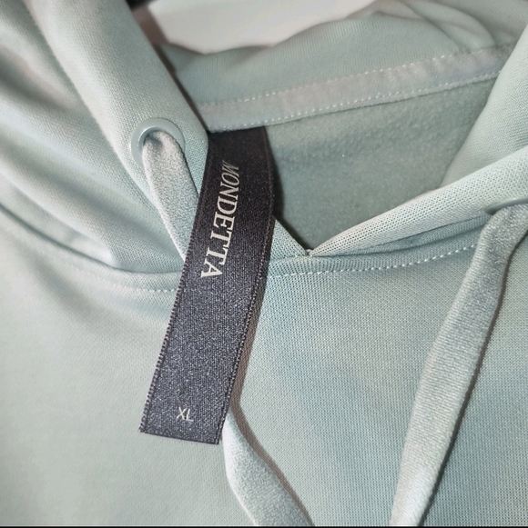 Mondetta Hoodie Womens XL Seafoam Green Lightweight Sweatshirt Pullover - Picture 5 of 5